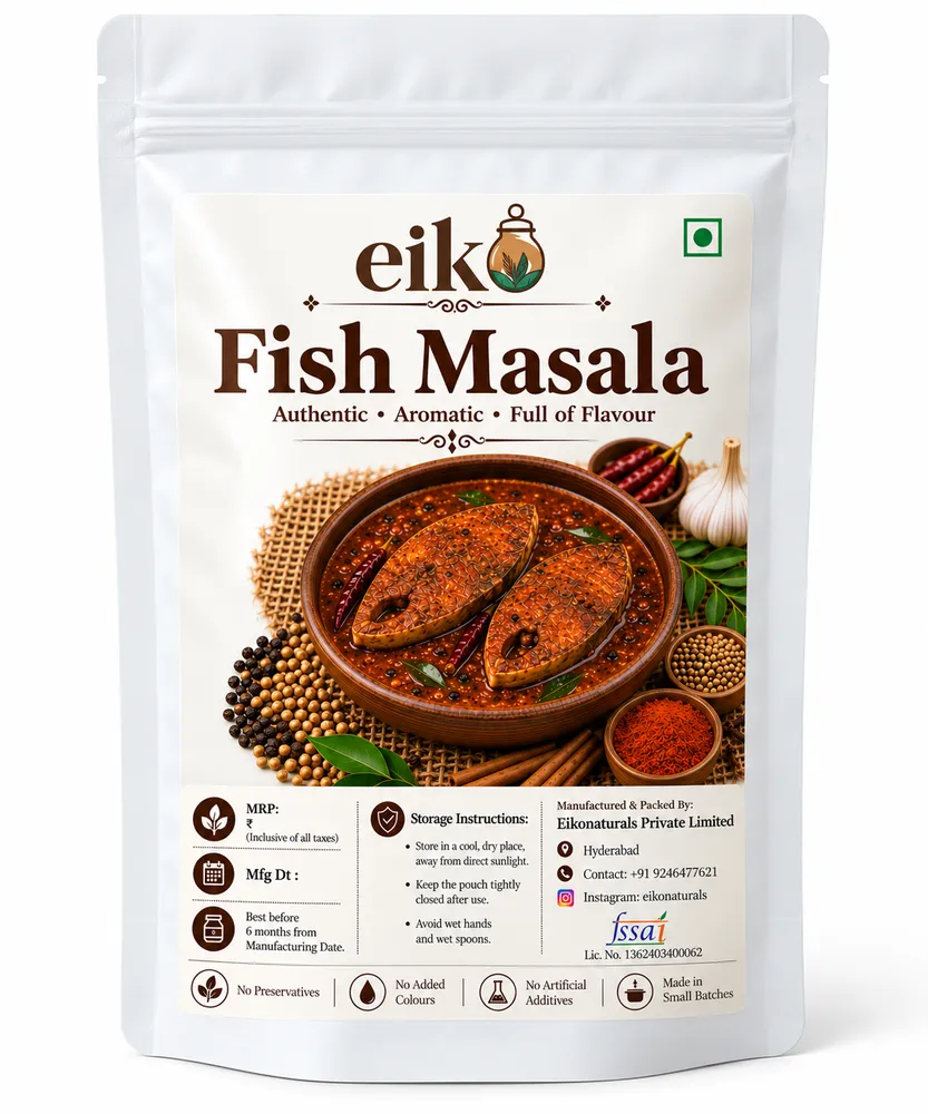 Coastal Fish Curry Masala (చేపల పులుసు మసాలా)